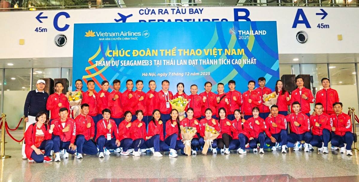 Vietnamese athletes depart for SEA Games 33, target stronger regional standing